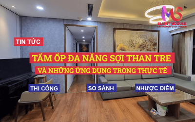 Ứng dụng tấm ốp sợi than tre trong nội thất và ngoại thất hiện đại