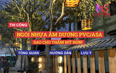 Những LƯU Ý để lợp ngói nhựa âm dương THẨM MỸ hơn!